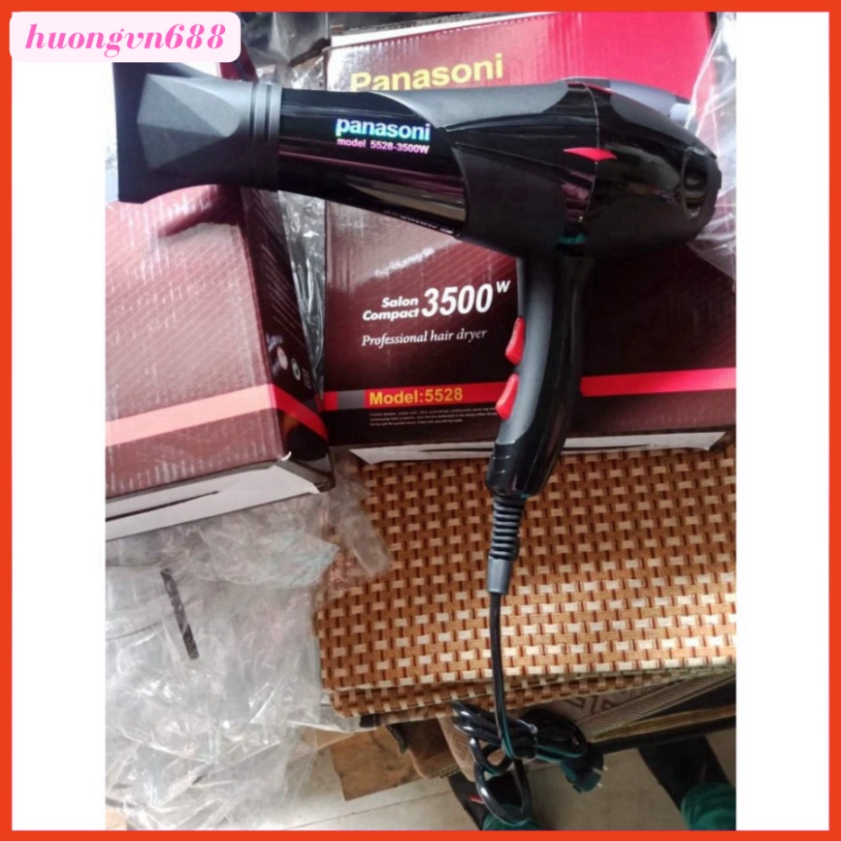 Máy Sấy Tóc Công Suất Lớn 3500W, Máy Sấy Tạo Kiểu 2 Chiều Nóng Lạnh