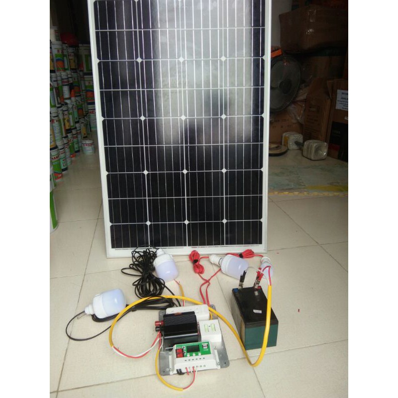 Máy phát điện Năng lượng mặt trời 600w điện áp 220v ( chưa có ắc quy)