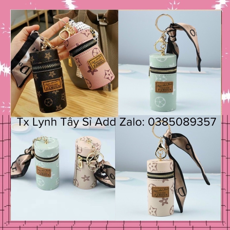 Móc Khoá Phụ Kiện Mini Túi Nhỏ Kèm Khăn Treo Tiện Lợi
