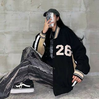 [SẴN TRẮNG Xl] Order áo khoác bomber ulzzang 3907