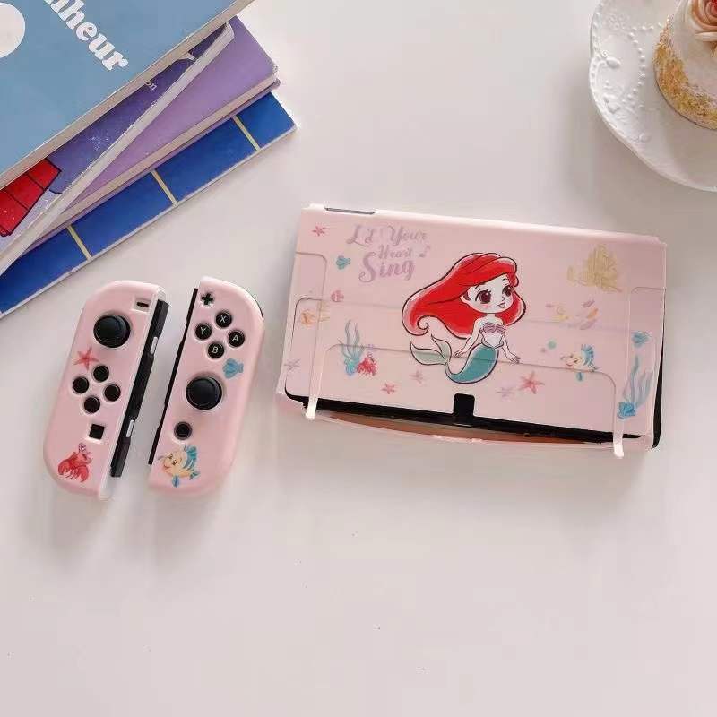 Vỏ TPU mềm in hoạt hình dễ thương cho máy Nintendo Switch OLED 2022