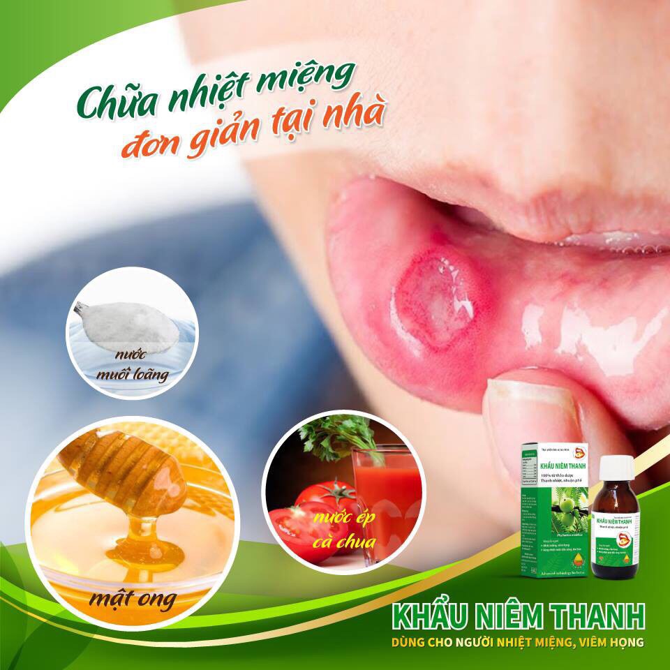 [CHÍNH HÃNG] SIRO KHẨU NIÊM THANH - HỖ TRỢ TRỊ NHIỆT MIỆNG VIÊM HỌNG HIỆU QUẢ