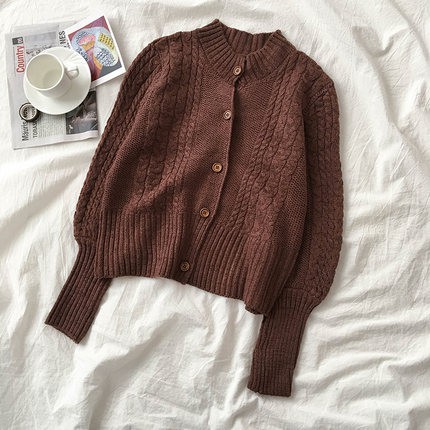 Áo Khoác Cardigan Dáng Ngắn Thời Trang Xuân Thu Cho Nữ | BigBuy360 - bigbuy360.vn