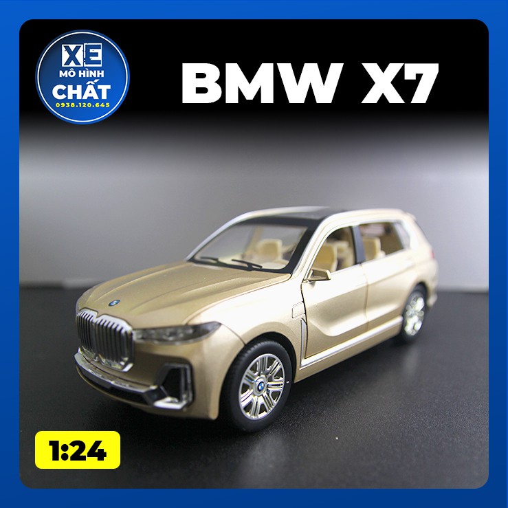 Mô Hình BMW X7 tỉ lệ 1:24 bằng hợp kim