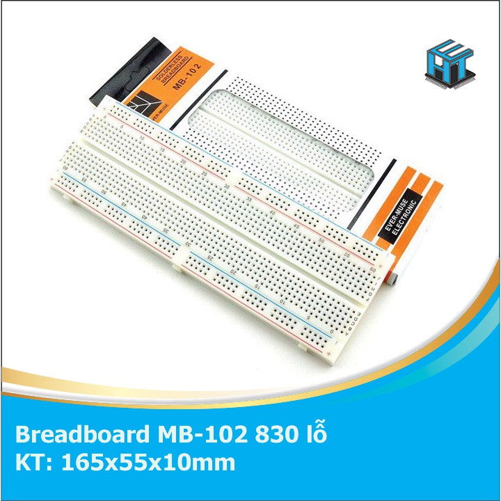 Breadboard MB-102 830 Lỗ 165x55x10mm [HTE Quy Nhơn CN2]