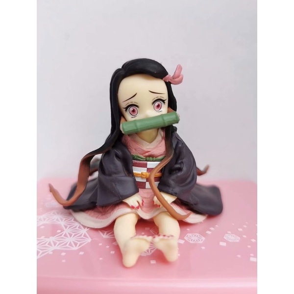 Mô Hình kimetsu no yaiba Chibi 7cm - Mô Hình Thanh Gươm Diệt Quỷ Nezuko Chibi Bằng Nhựa Pvc Cao Cấp