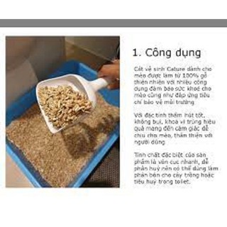 [CHÍNH HÃNG] CÁT GỖ CATURE CHO MÈO - SENSITIVE - 2.4KG