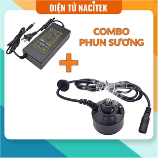 Combo phun sương 24vdc và nguồn 24v 3a 20mm 450ml/h