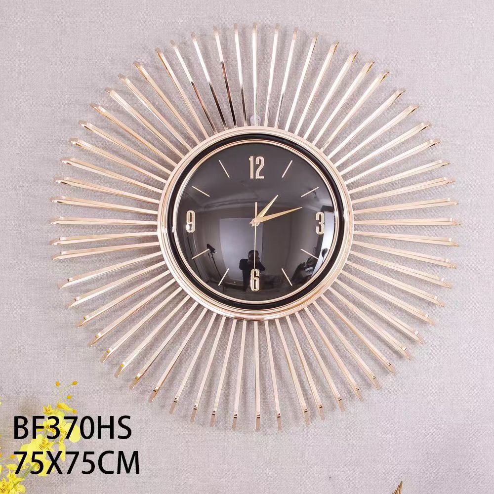 Đồng Hồ Treo Tường Decor Trang Trí Chất Liệu Inox Mạ Titan Công Nghệ PVD Cao Cấp KD370