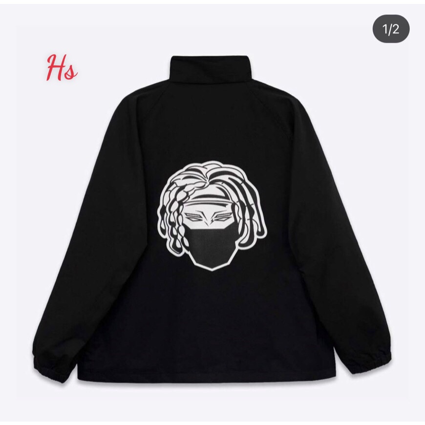 Siêu Phẩm Áo Khoác Gió In Hình Street Gang Đeo Khẩu Trang Chất Liệu Gió Dù Hot Trend