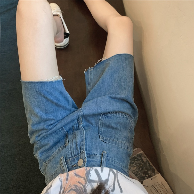 Quần Jean Năm Tấc Lưng Cao Phong Cách Mới Mùa Hè 52623