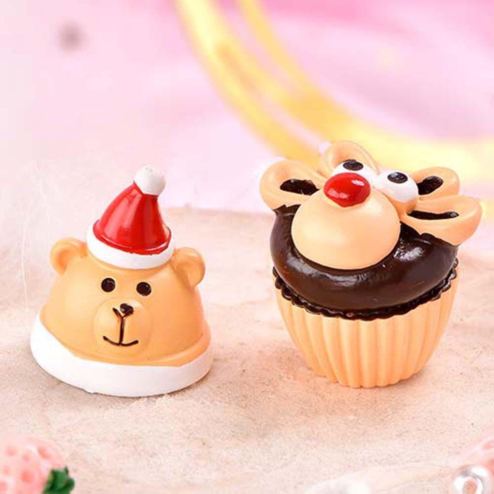 Đồ trang trí Bánh Kem Mini Bằng Nhựa Resin Dùng Trang Trí Tiểu Cảnh