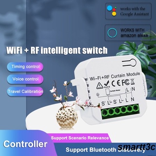 Tuya Smart Switch Wifi RF433 Wireless Switch Blind Curtain Switch With Remote Control Work With Google Home Alexa Smart Home