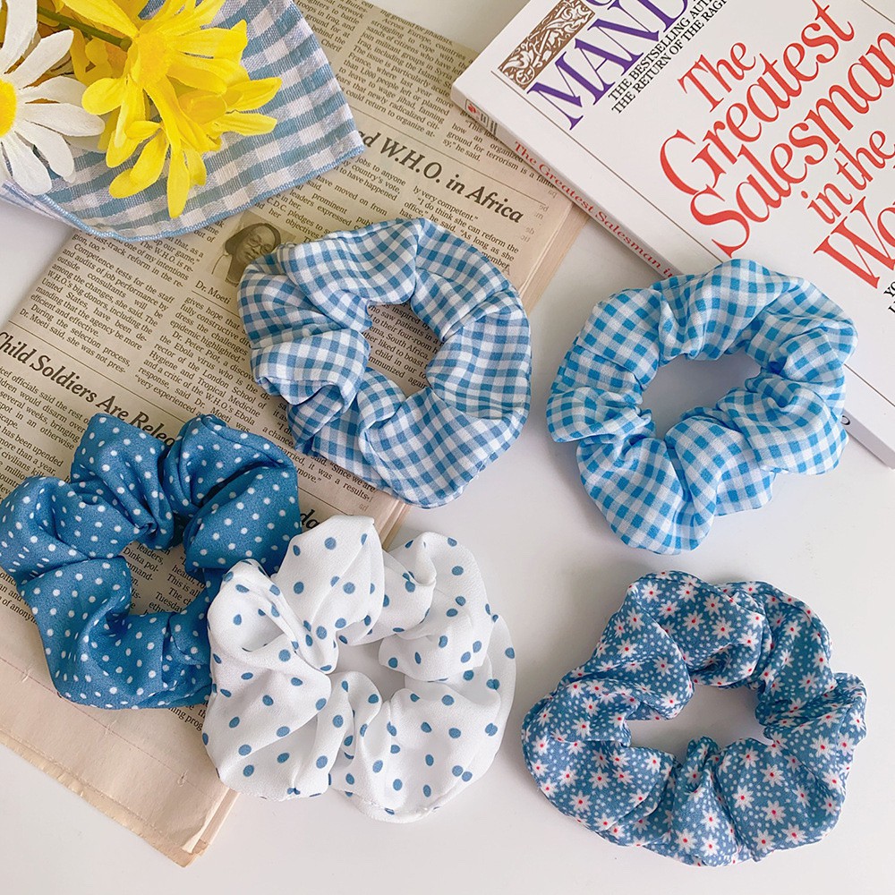 [Phụ Kiện Tiệm nhà Bee] Dây Buộc Tóc Scrunchies Dễ Thương Nữ Tính Thời Trang Phong Cách Hàn Quốc gọt Ngào Dễ Thương