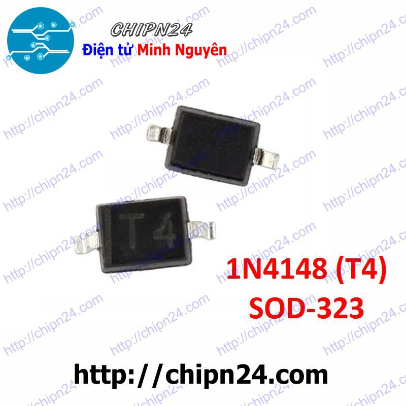 [25 CON] Diode Dán 1N4148 [T4] [SOD-323] (SMD Dán) (4148) [Diode xung]