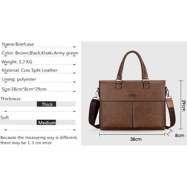 Cặp da công sở Jeep 8006 | BigBuy360 - bigbuy360.vn