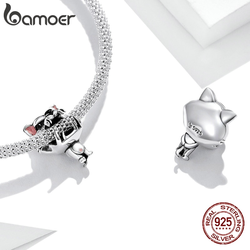 Phụ Kiện Hạt Trang Sức Bamoer Dùng Làm Vòng Đeo Tay / Dây Chuyền Diy Thời Trang bạc 925 Dòng Cổ Tích