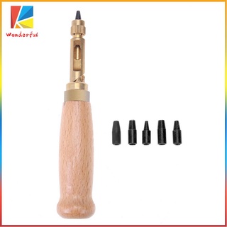 Dụng cụ đục lỗ vải da 6 đầu 1.5-4mm