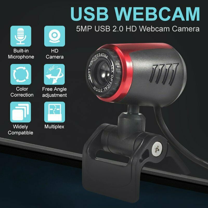 Webcam USB kèm micro 1080p Full HD cho PC/Laptop | BigBuy360 - bigbuy360.vn