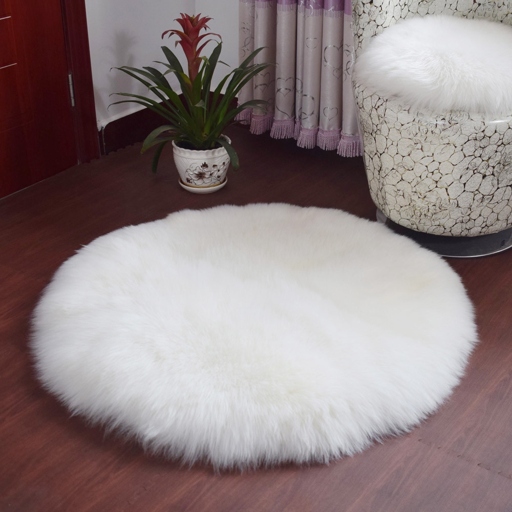 Thảm lông mềm trải sàn/lót ghế ngồi trang trí nhà cửa đa dụng