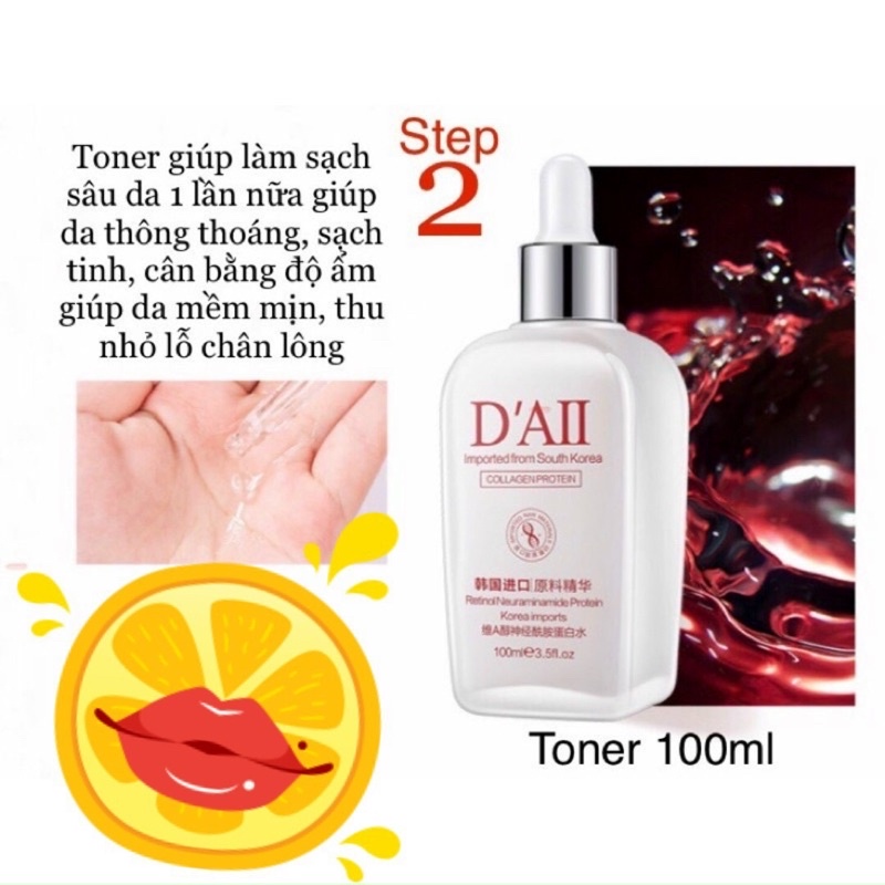 Set Dưỡng Da Bổ Sung Collagen D’Aii.