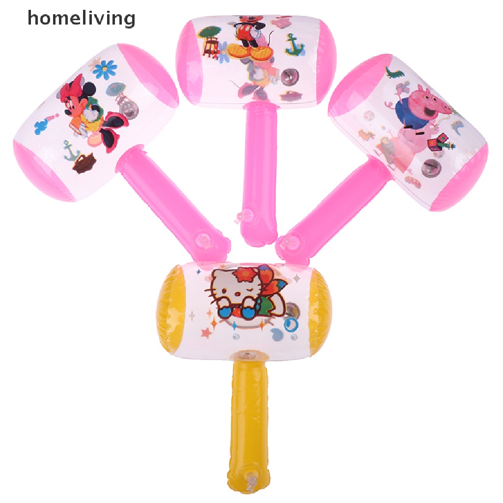 Búa Bơm Hơi Đồ Chơi Họa Tiết Hoạt Hình Có Chuông Dành Cho Trẻ Em Màu Sắc Ngẫu Nhiên