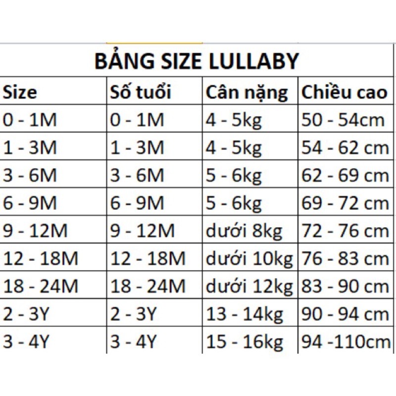 Body lông liền tất NH11_Lullaby