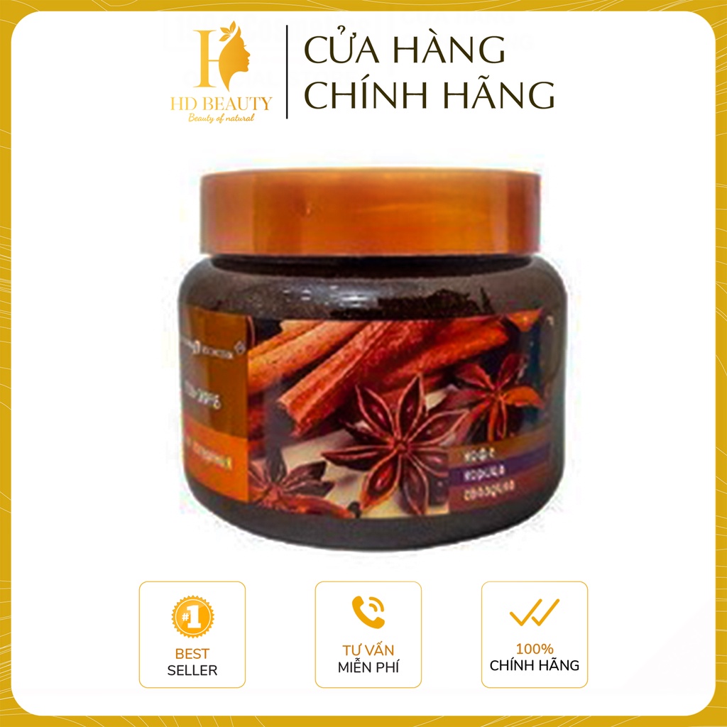 Tẩy tế bào chết toàn thân chiết xuất từ quế hồi và cafe 380ml