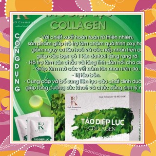 Tảo diệp lục collagen kyo hộp 30 gói.