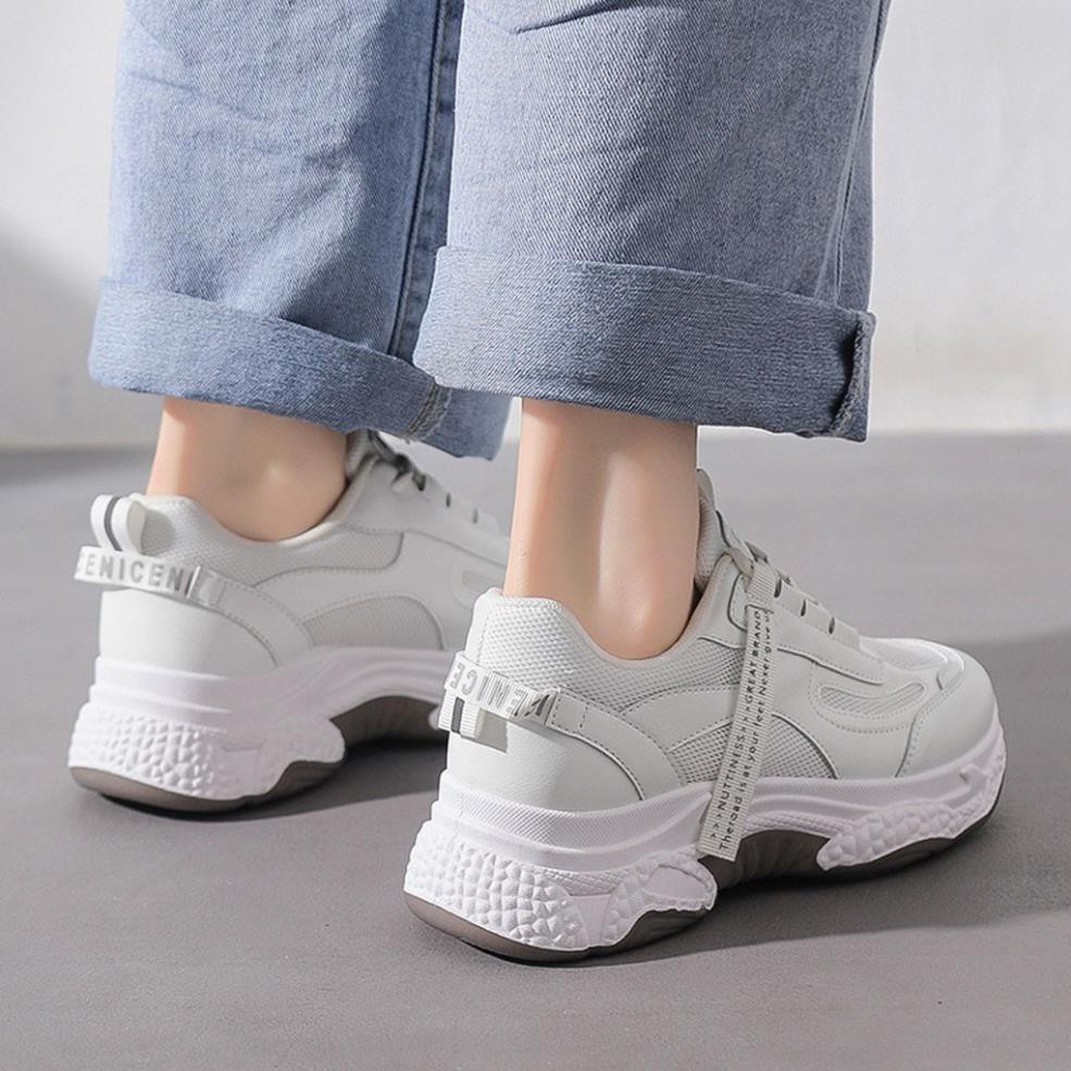Giày Sneaker Nữ [ FREESHIP ] Giày Thể Thao Nữ Đế Tăng Chiều Cao 3-5 cm Phong Cách Siêu Ngầu - G15 free ship | BigBuy360 - bigbuy360.vn