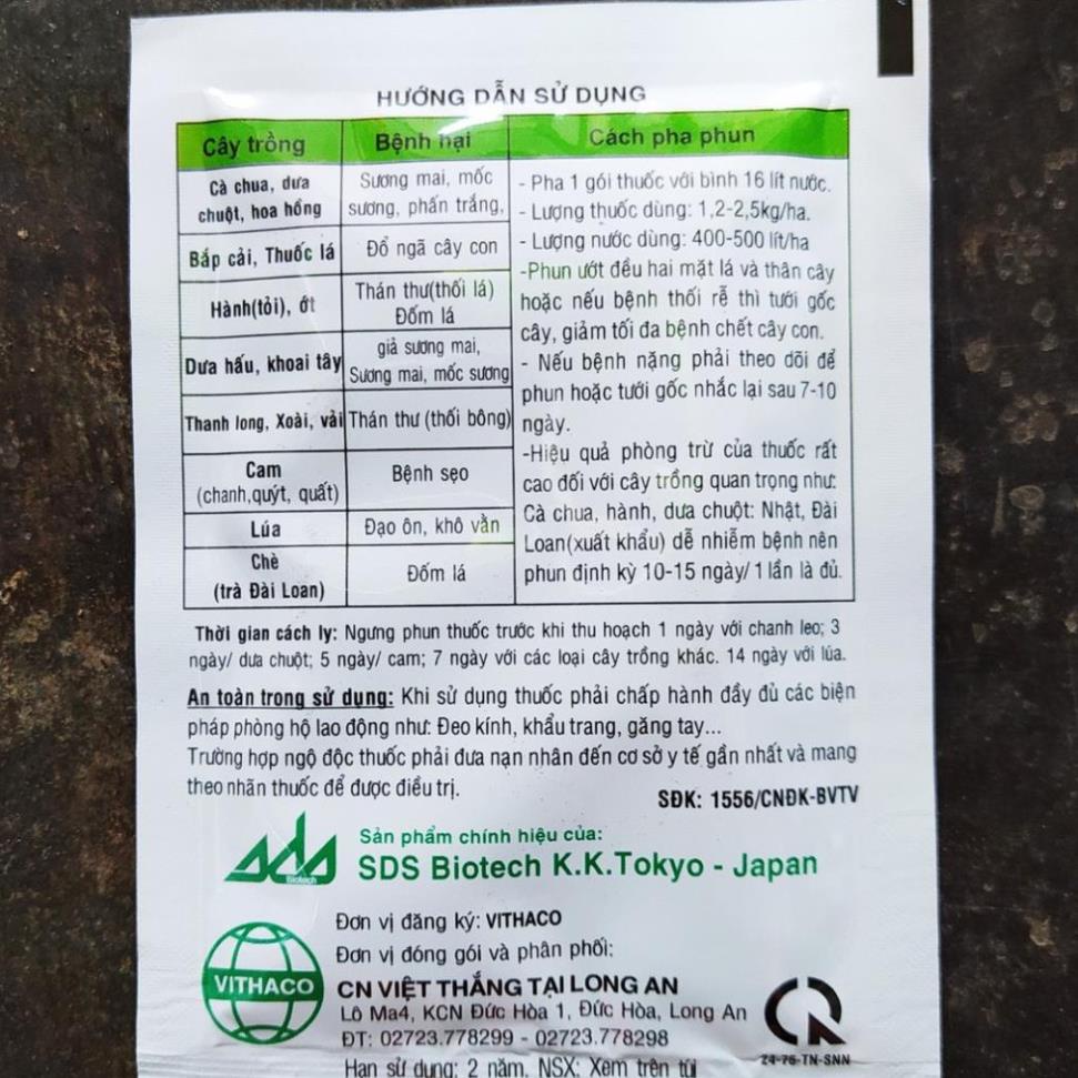 Thuốc trừ nấm bệnh vàng lá Daconil Chlorothalonil 75%