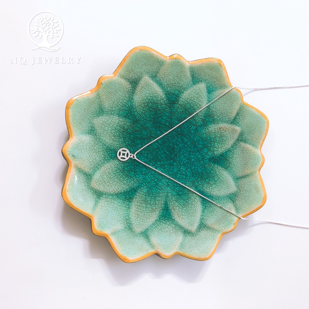 Dây chuyền bạc mặt đồng tiền - NQ Jewelry