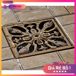 Hố ga thoát nước cao cấp bằng đồng - Phễu thu sàn Kanly GCP07 - Ngăn mùi, ngăn côn trùng