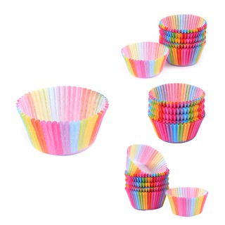 Set 100 khuôn giấy đựng bánh bông lan