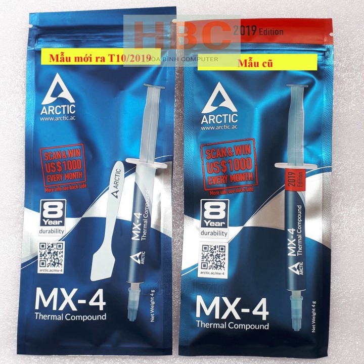 Keo Tản Nhiệt Arctic MX4 4g - Thermal MX-4