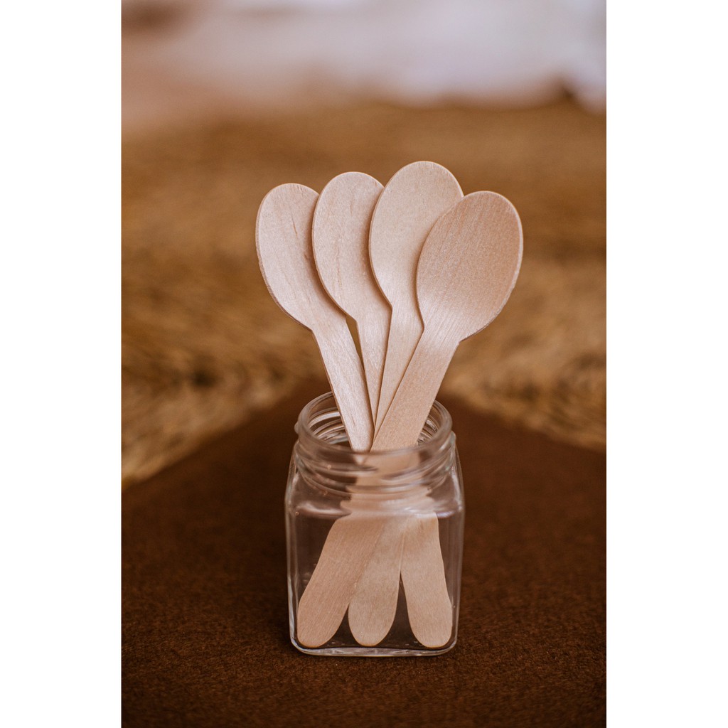 Muỗng Gỗ Tiện Lợi Bộ 24 Cái Uncle Bills - Wooden Spoon