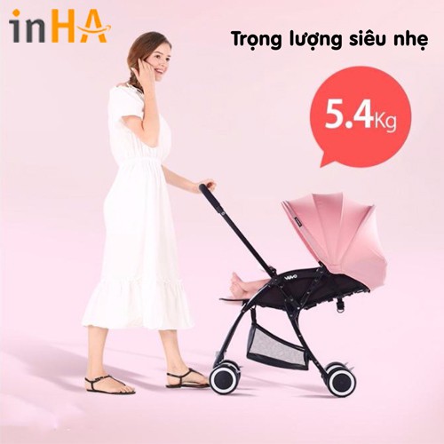 Xe đẩy gấp gọn VOVO 2 chiều 3 tư thế mẫu mới có nhiều màu