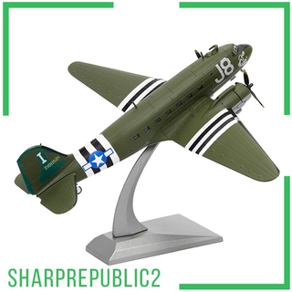 1: 100 Diecast Metal Airplanes Toys C-47 Airplane Model