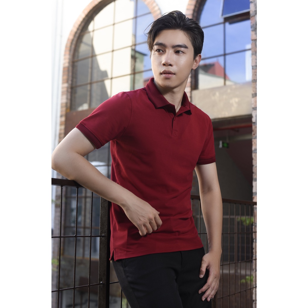 Áo Polo Basic Màu Đỏ Đô | BigBuy360 - bigbuy360.vn