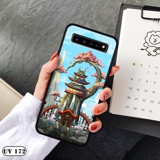 Ốp lưng  Samsung Galaxy S10 5G - Lưng nhám viền dẻo in 2D
