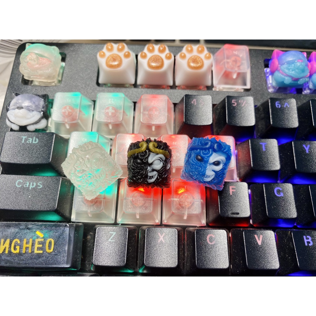 Keycap Artisan Wukong Clone trang trí bàn phím cơ Lionvn