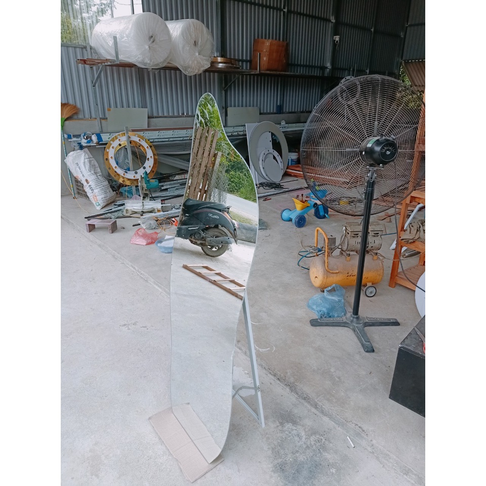 Gương toàn thân hình hạt đậu 60x150cm