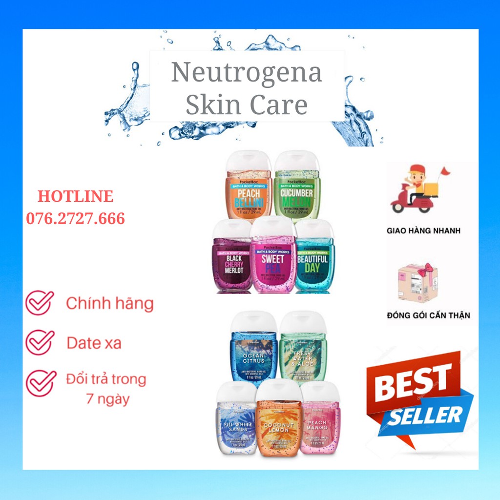 [CHỌN MÙI] Gel rửa tay khô mini Bath and Body Works