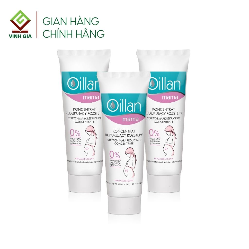 Tinh Chất Giảm Rạn Da OILLAN Mama Stretch Marks Reducing Concentrate An Toàn Cho Cả Phụ Nữ Mang Thai 40ml Date T10/2022