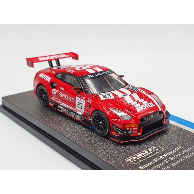 Xe Mô Hình Nissan GT-R Nismo GT3 Blancpain GT Series Endurance Cup 2018 Tỉ lệ 1:64 Hãng sản xuất Tarmac Works ( Đỏ )