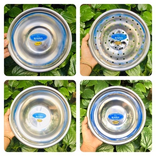 Thau rổ inox tròn rainy rnr022-4d 18cm 22cm 16cm