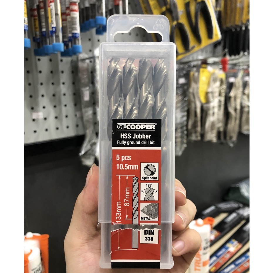 MŨI KHOAN SẮT HSS  CF COOPER