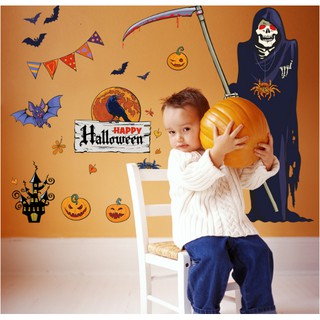 Decal trang trí tường - Halloween Thần Chết