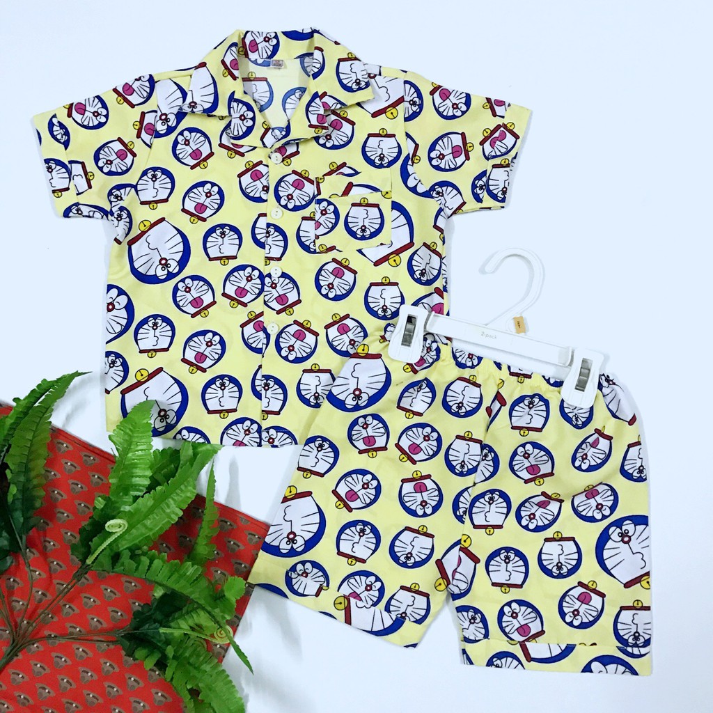 Pijama đùi kate thái size đại bé lớn 20-40kg - Nhiều mẫu