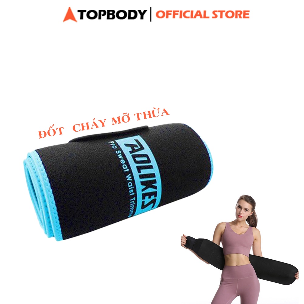 ĐAI CUỐN NÓNG GIẢM MỠ BỤNG, TẬP GYM, YOGA AOLIKES - TOPBODY-DAGYM02